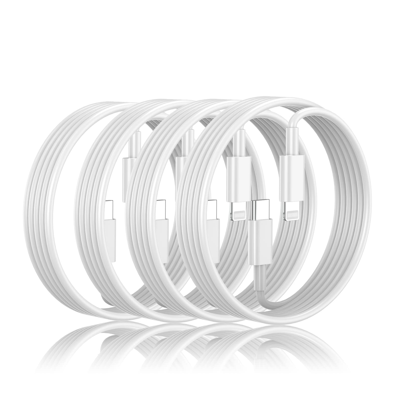 Amazon.com: 4Pack USB C to Lightning Cable 6ft[Apple MFi Certified